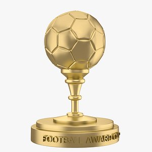 3d football award cup model