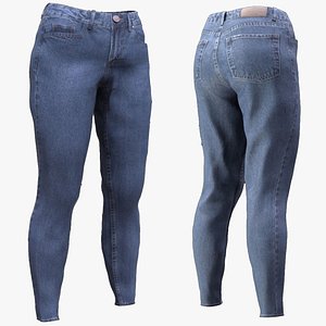 3D Man and Woman in Jeans 29