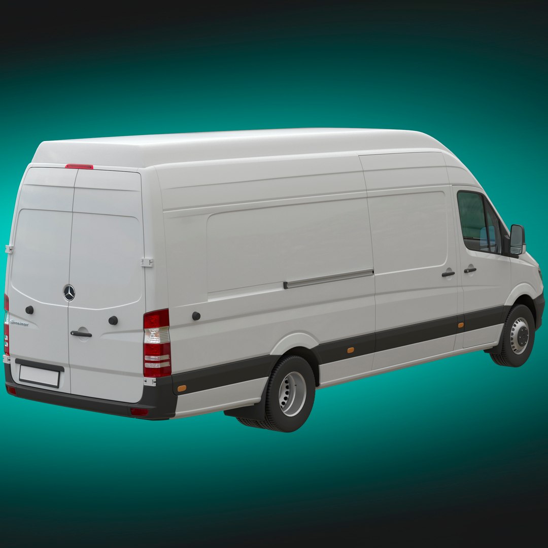 3D Mercedes-Benz Sprinter 2015 Panel Van MAXI - TurboSquid 1901073