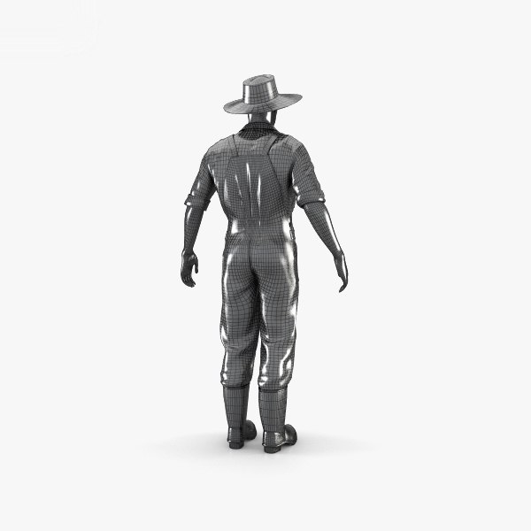 Farmer farm 3D model - TurboSquid 1479184