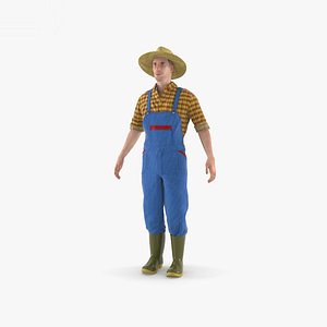 farmer farm 3D model