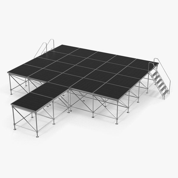 adjustable modular concert stage model