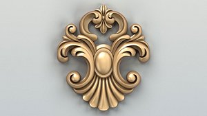 Carved decor central 046