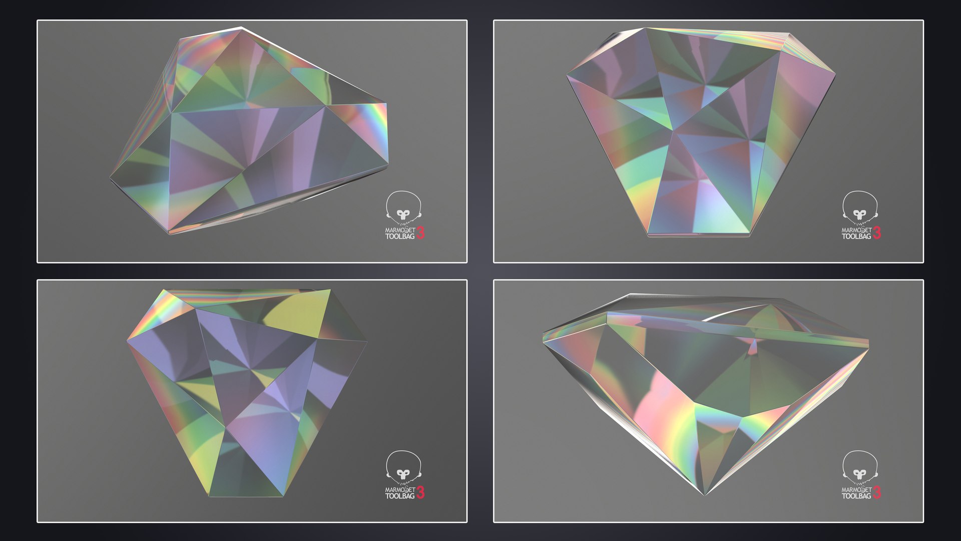 3D Diamonds Collection https://p.turbosquid.com/ts-thumb/mF/Xb5ql3/EO/shieldstepcut_marmoset_render/jpg/1710497508/1920x1080/fit_q87/be04dd865680a3ca67f4664eecbf50316a32262c/shieldstepcut_marmoset_render.jpg