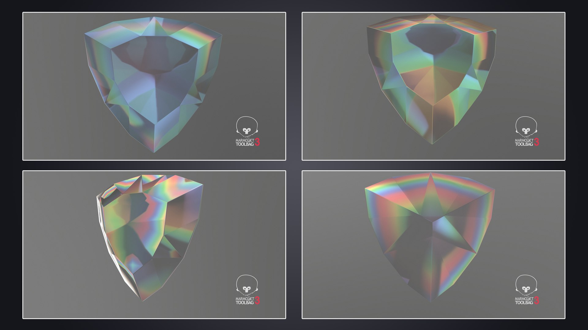3D Diamonds Collection https://p.turbosquid.com/ts-thumb/mF/Xb5ql3/Va/shieldcutdiamond_marmoset_render/jpg/1710497369/1920x1080/fit_q87/f54e9dbc0b425202cdefd6493564744c55926e16/shieldcutdiamond_marmoset_render.jpg