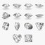 3D Diamonds Collection