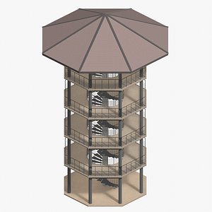 3D Tropical pavilion 26A29