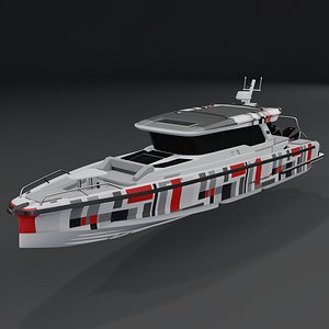 Axopar 38 Range 3D Rendering PBR