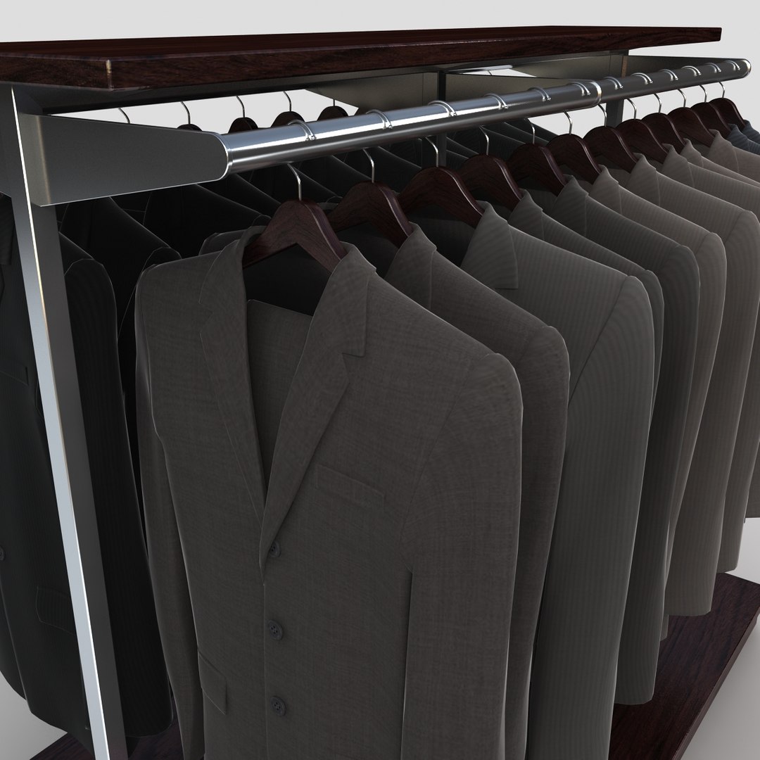 suit rack 3d max