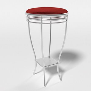 modern stool 3d model