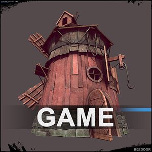 3d model low-poly normal