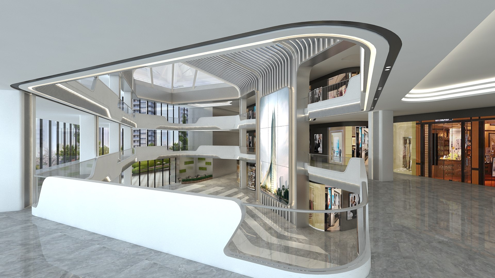 3D Shopping Mall Collection 06 Model - TurboSquid 2252202