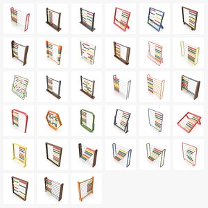 Abacus &ndash; High Quality 3D Models (Bundle) 3D model