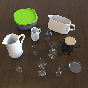 3D pack kitchen model
