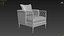 3D kagney lattice design chair