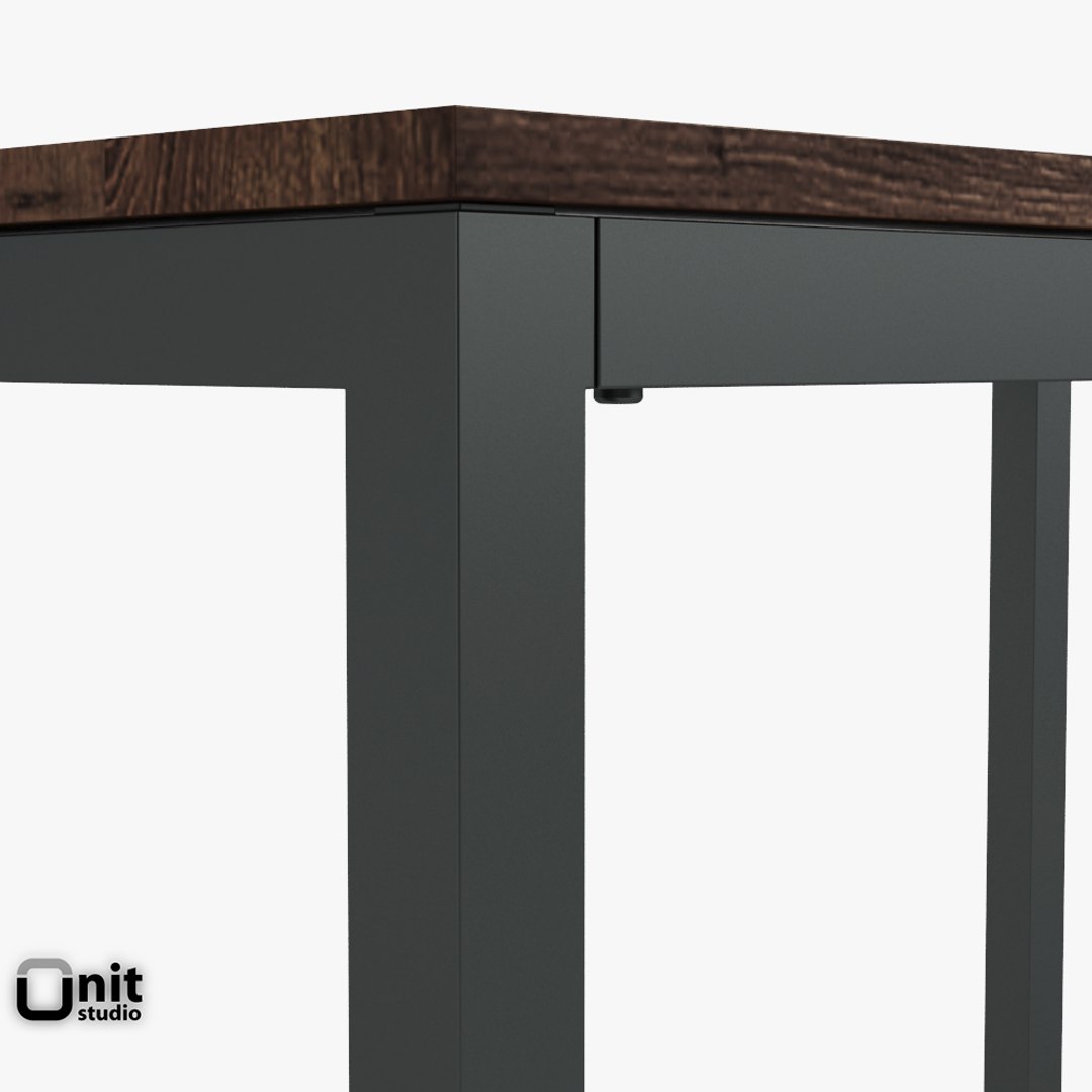 3d Model Box Frame Dining Set