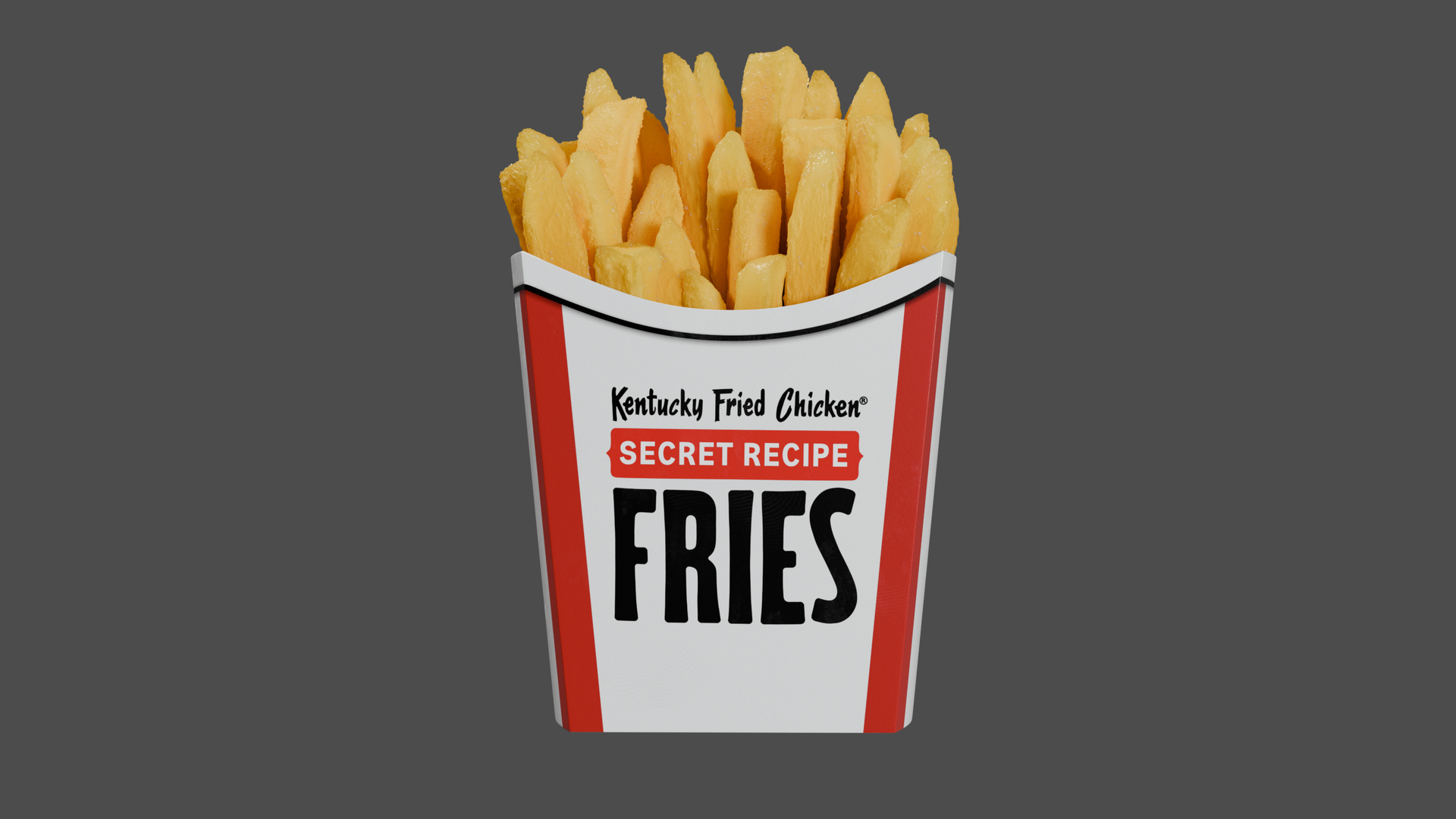 KFC Secret Recipe French Fries 3D Model - TurboSquid 2250934