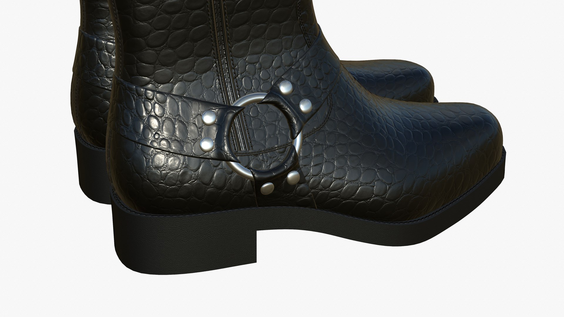 3D Realistic Leather Boots V27 model https://p.turbosquid.com/ts-thumb/mF/rKL3uB/Qf/leatherbootscrocodileblack40render13/jpg/1662064184/1920x1080/fit_q87/a2e071c54c0a90ad8ced627d040e82109afbdc8b/leatherbootscrocodileblack40render13.jpg