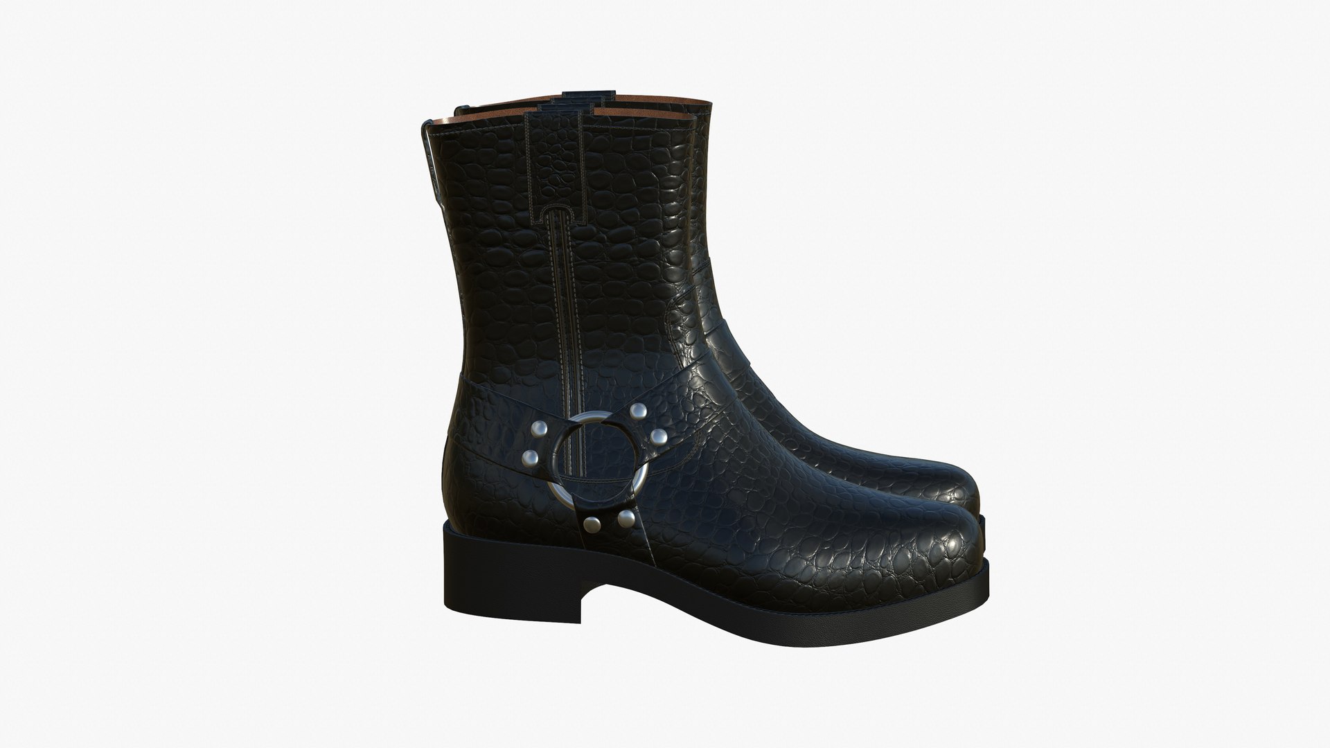 3D Realistic Leather Boots V27 model https://p.turbosquid.com/ts-thumb/mF/rKL3uB/hR/leatherbootscrocodileblack40render04/jpg/1662064176/1920x1080/fit_q87/5f2b8e20ebdb6bf65c180c1b54249f19aaa65084/leatherbootscrocodileblack40render04.jpg