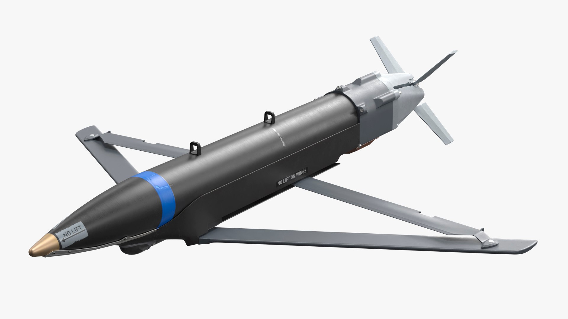 Compact Small Diameter Aerial Bomb 3D model preview
