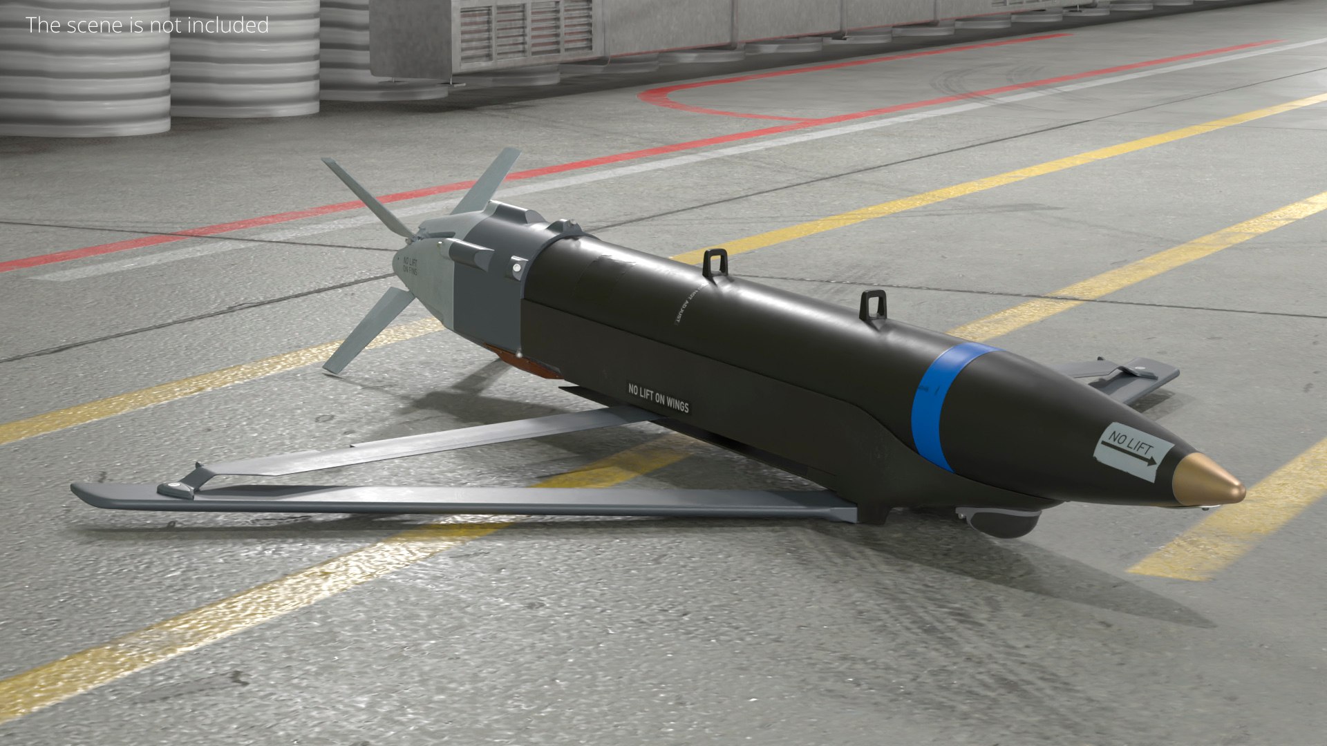 3D Compact Small Diameter Aerial Bomb - TurboSquid 2545788