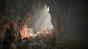 Cave Environment  68 Assets 3D model