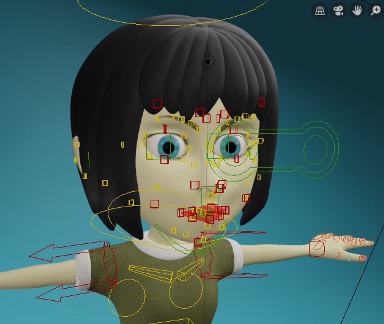 3D Character Rig Model - TurboSquid 1484892