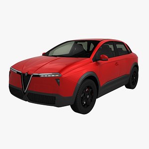 3D Alfa Romeo B-SUV Concept 2023 model