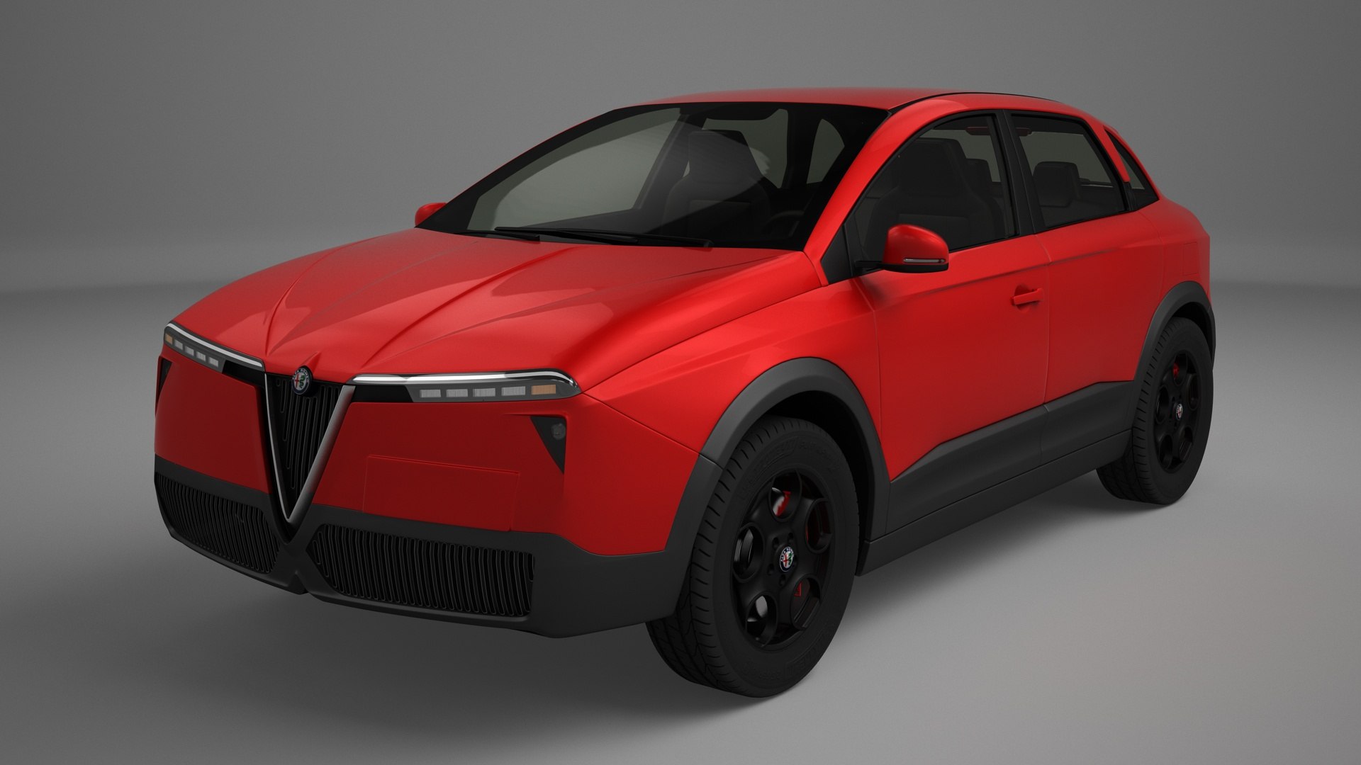 3D Alfa Romeo B-SUV Concept 2023 Model - TurboSquid 2153632