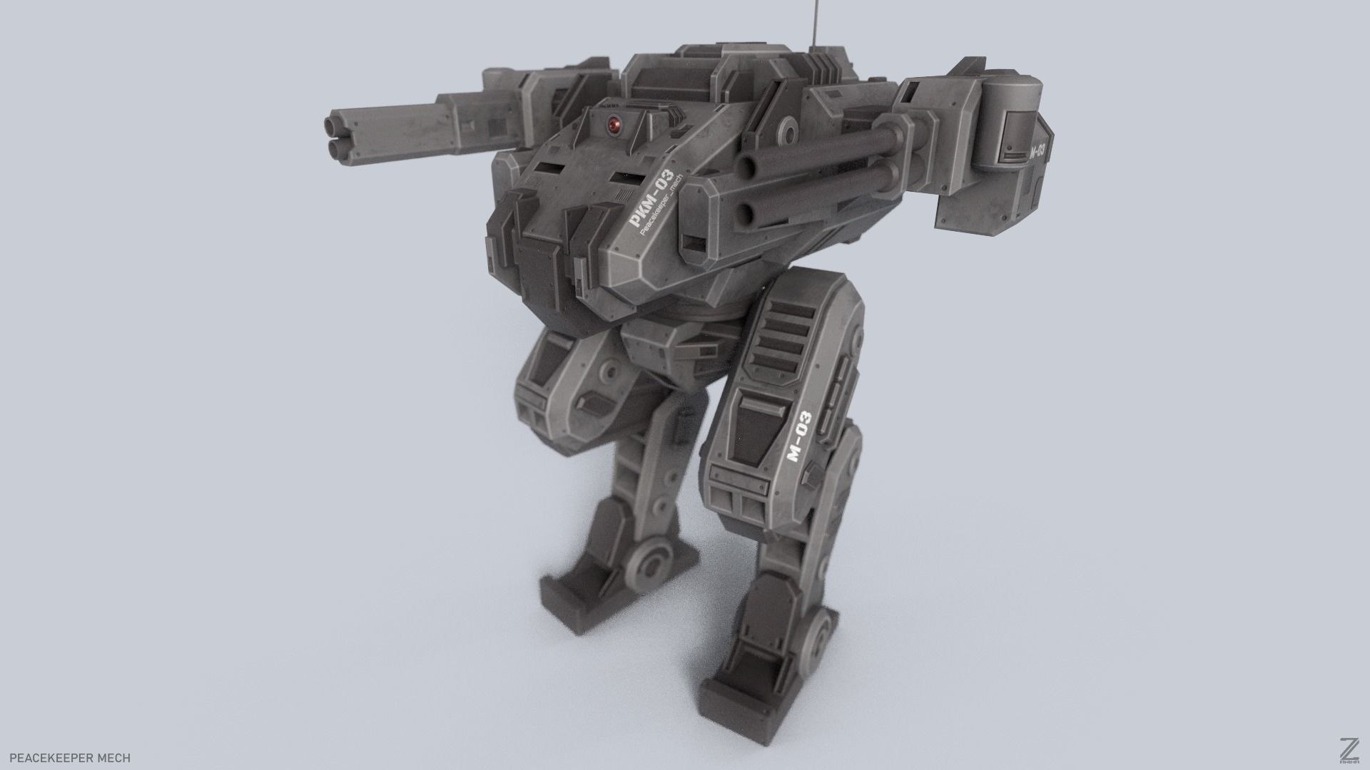 3D Peacekeeper Mech Collection Model - TurboSquid 2301020