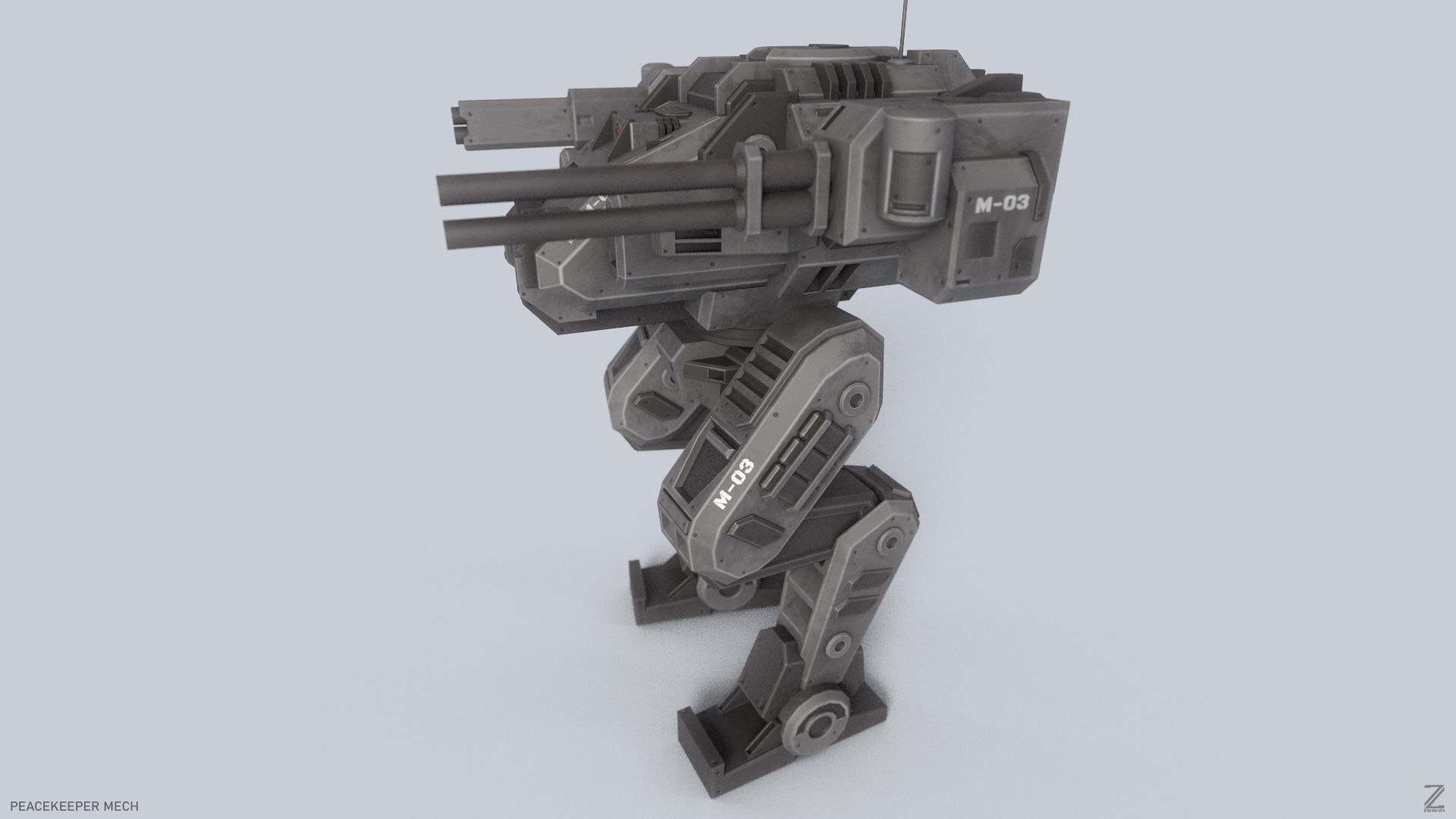3D Peacekeeper Mech Collection Model - TurboSquid 2301020