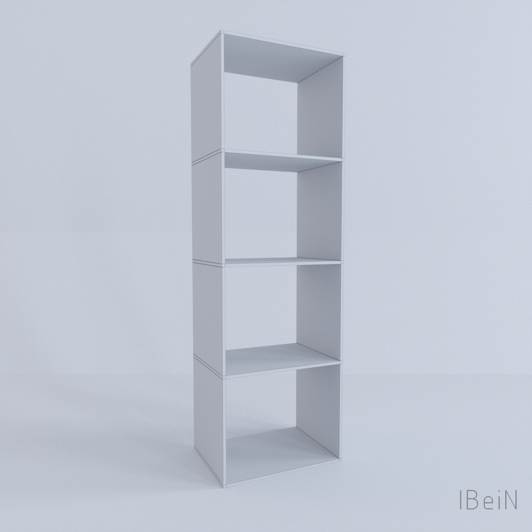 Table shelf model - TurboSquid 1339966