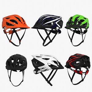 3D bicycle helmets model