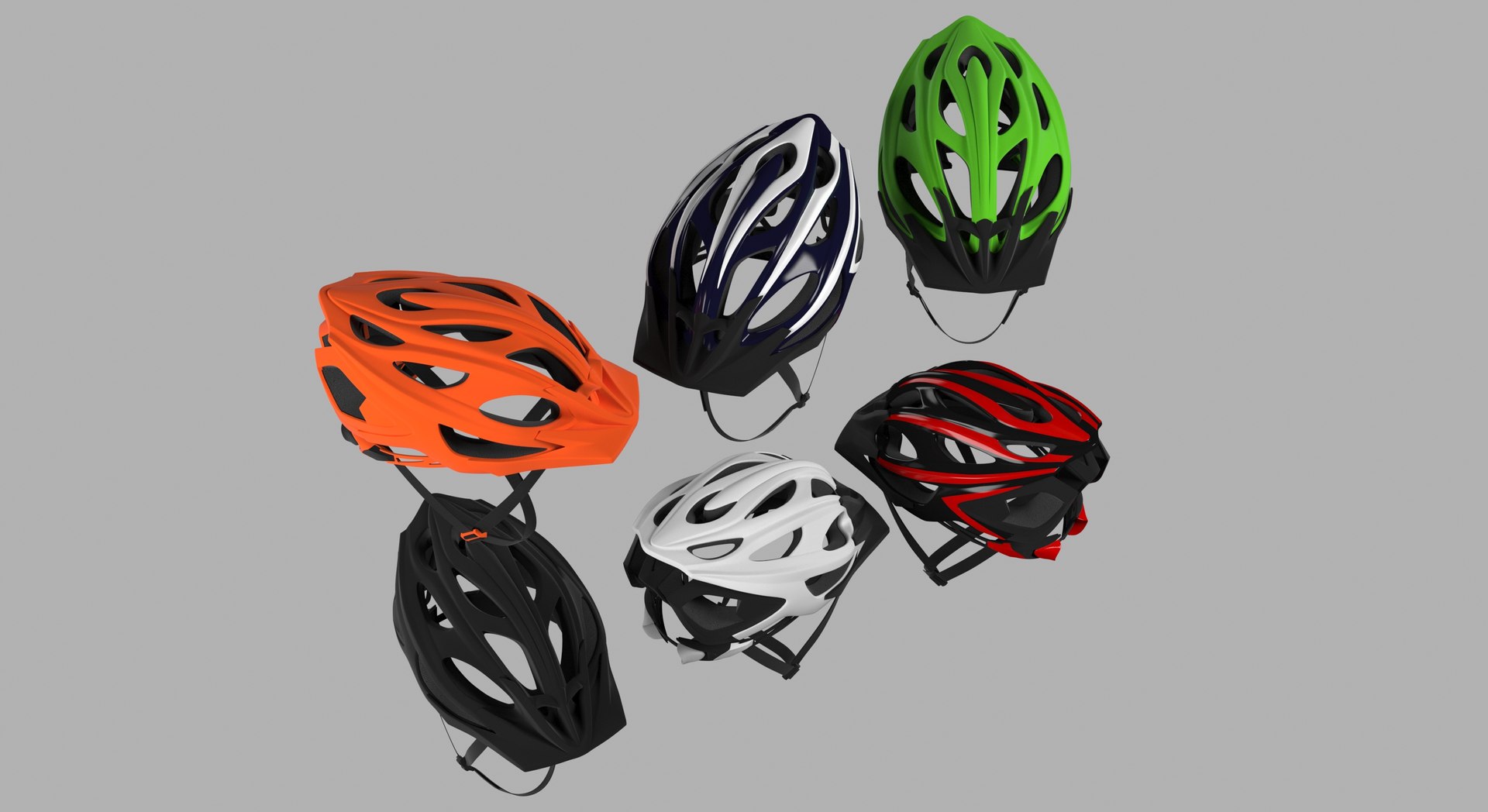 3D bicycle helmets model - TurboSquid 1419660