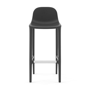 3d model broom barstool chair
