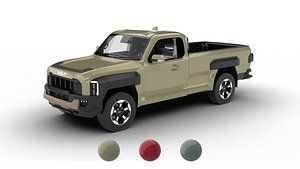 Kia Tasman Single Cab 2026 3d model model