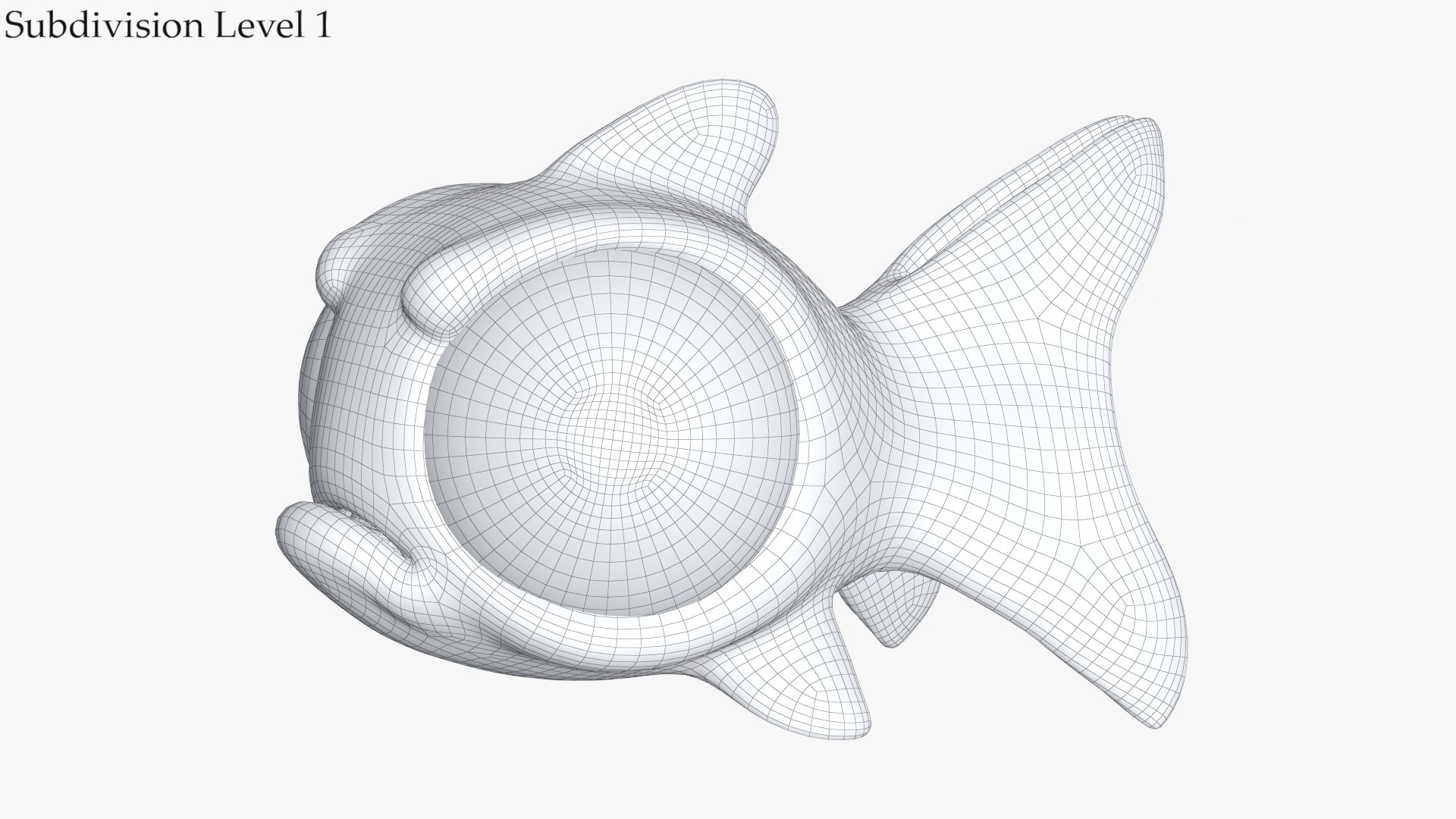3D Angry Cartoon Fish - TurboSquid 1726915