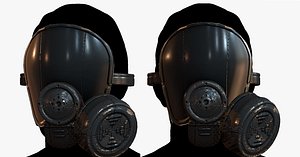 3D gas mask model