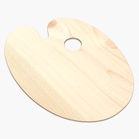 Wooden Paint Palette