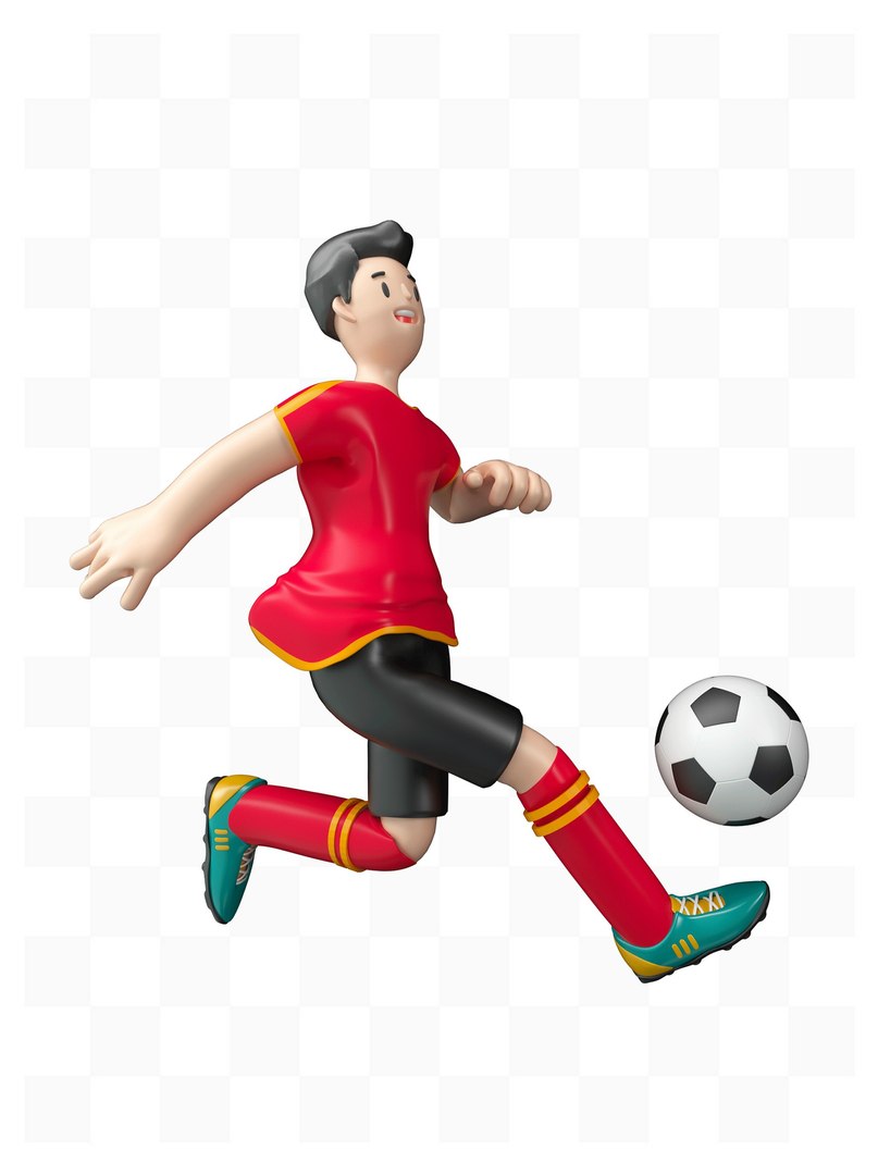3D models play football figures model - TurboSquid 2050148
