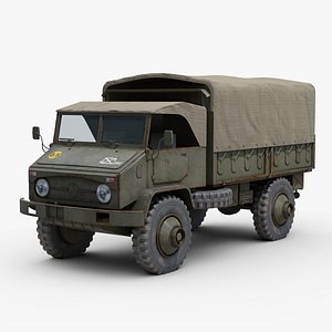 3D Unimog S404 Truck model