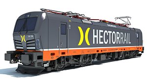3D model siemens vectron locomotive hector
