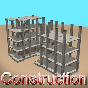3d model arab construction01 construction