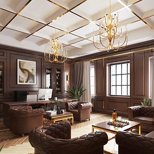 3D model Executive Office Interior