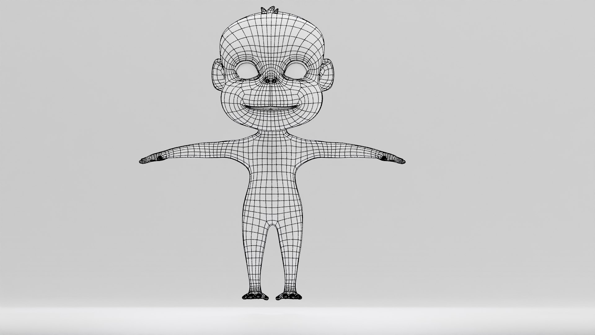 3D Cartoon Monkey Rigged and Animated model - TurboSquid 2159709