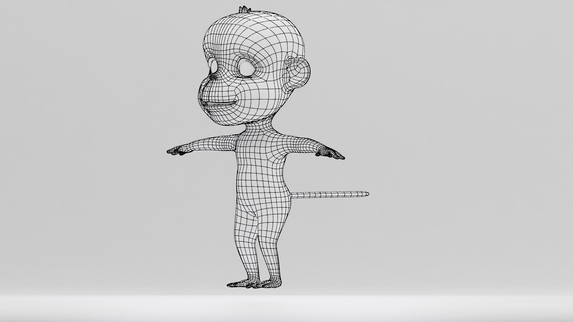 3D Cartoon Monkey Rigged and Animated model - TurboSquid 2159709