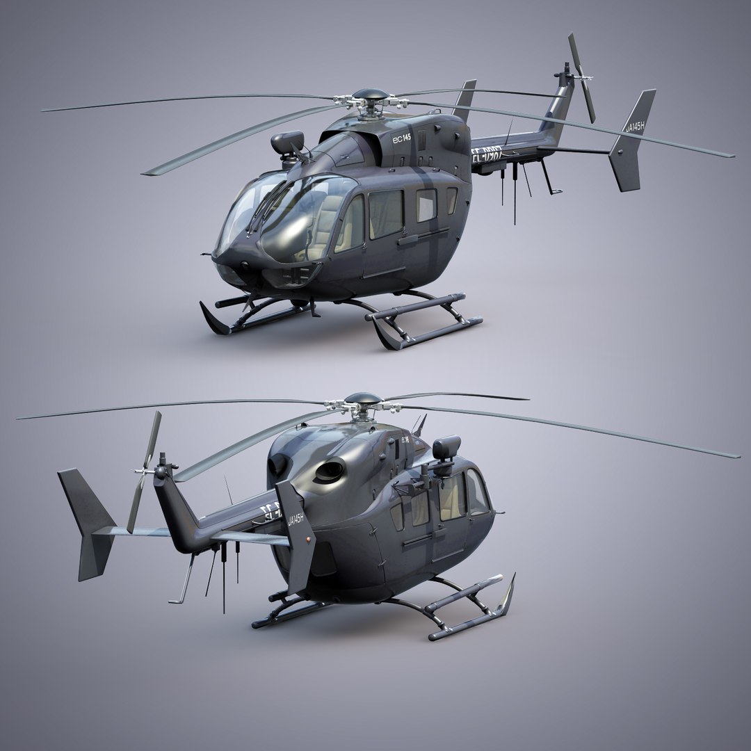 Eurocopter Ec 145 3d Max