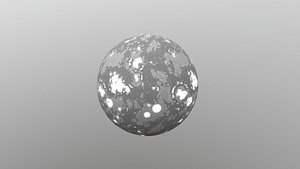 Low Poly Planet 3 3D model