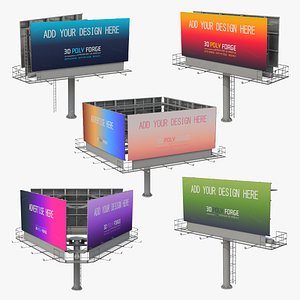 Unipole Bulletin Billboards - Ultimate Designer Pack