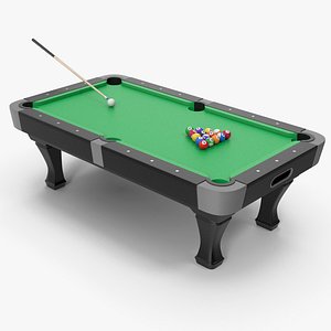 Snooker Billiard Table Set model